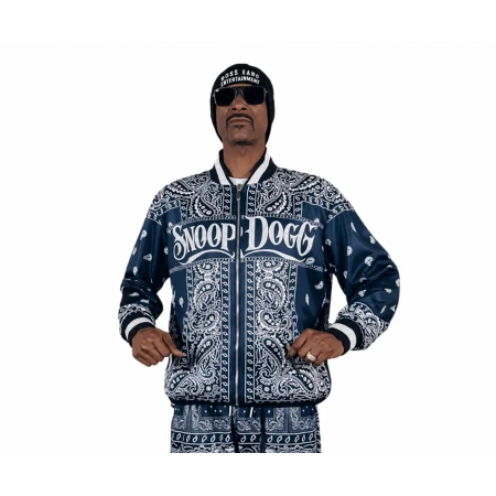 Snoop Dogg Blue Paisley Tracksuit | America Suits